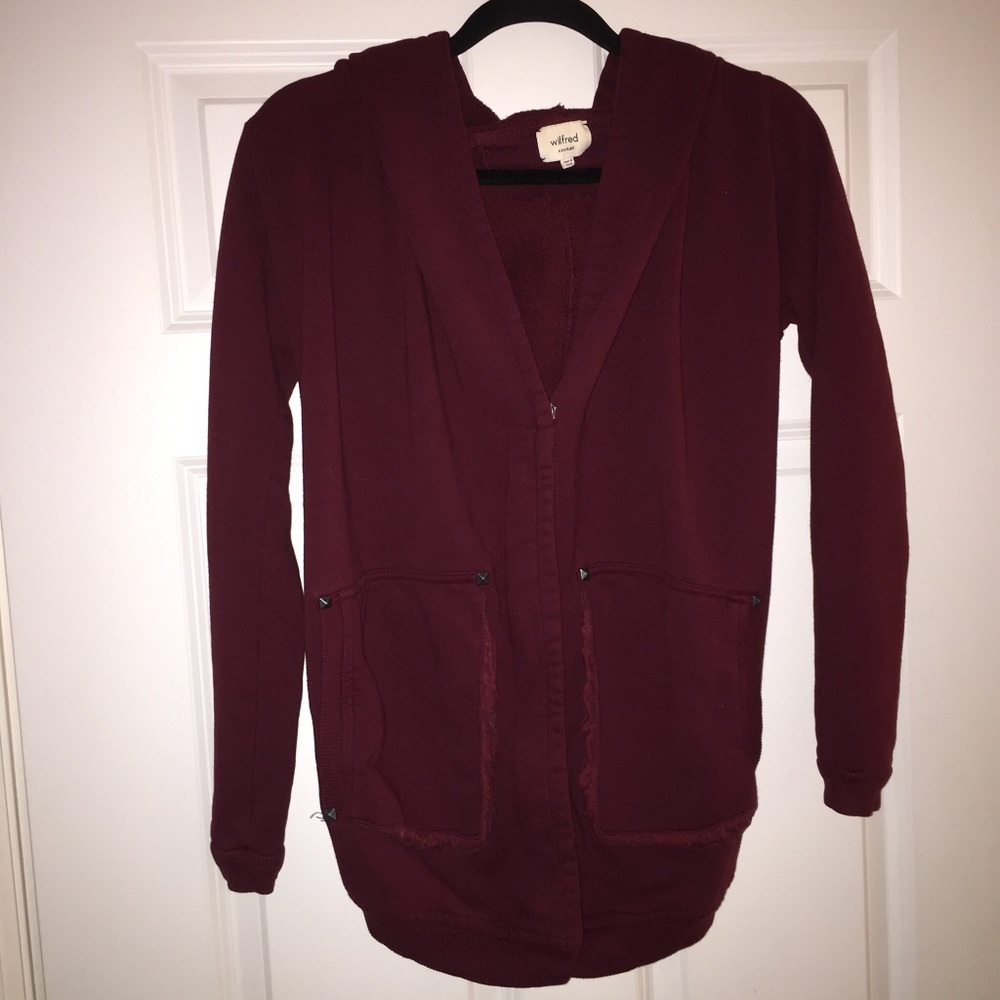 Aritzia Wilfred Free Rousseau Hooded Sweater XXS